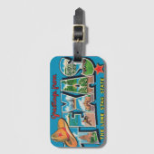 ヴィンテージテキサス州 ラゲッジタグ (正面縦)