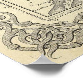 ヴィンテージテキサス州（1856年） ポスター (角)