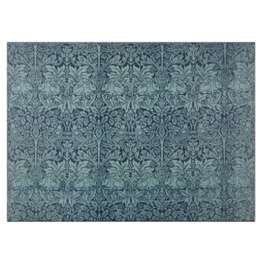 ヴィンテージテキスタイルパターンブレラビットウィリアムモリス カッティングボード (正面)