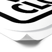 ヴィンテージテキーラ注意標識 ポスター (角)