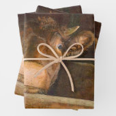 ヴィンテージテクスカウイ素朴ンバーカントリーおもしろい ラッピングペーパーシート (インサイチュ)