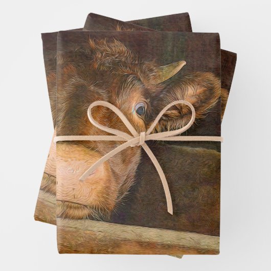 ヴィンテージテクスカウイ素朴ンバーカントリーおもしろい ラッピングペーパーシート (インサイチュ)