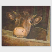 ヴィンテージテクスカウイ素朴ンバーカントリーおもしろい ラッピングペーパー (フラット)