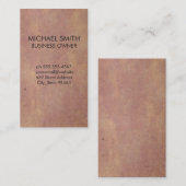 ヴィンテージテクスチャの背景 名刺 (正面/裏面)