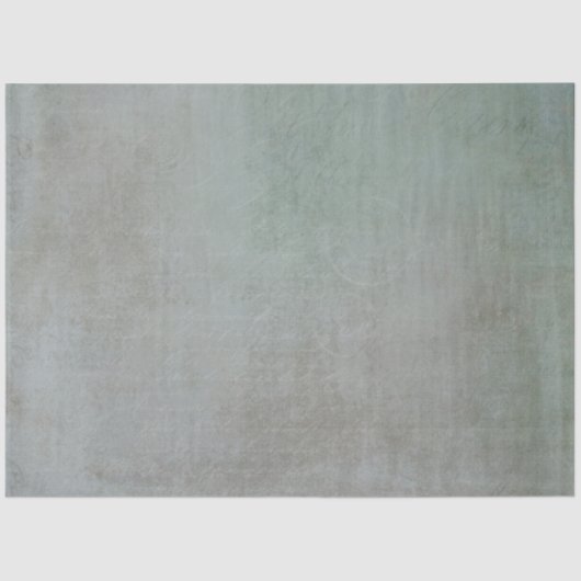 ヴィンテージテクスチャほこりっぽいブルーグレーエフエメラデクページ 薄葉紙 (正面)