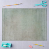 ヴィンテージテクスチャグリーンブルーグレーエフェメラデクページ 薄葉紙 (クラフト)