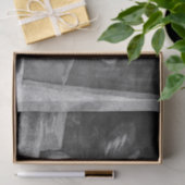 ヴィンテージテクスチャー白黒の田舎牛 薄葉紙 (ギフト)