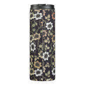 ヴィンテージテクスチャ付きAnemoneフローラ背景 | タンブラー (裏面)