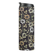 ヴィンテージテクスチャ付きAnemoneフローラ背景 | タンブラー (回転右)