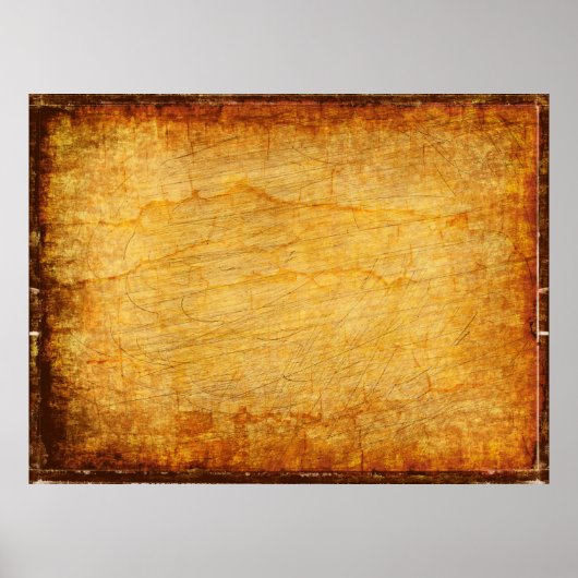 ヴィンテージテクスチャ古い金ゴールド ポスター (正面)