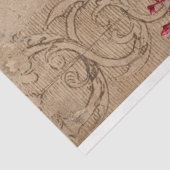 ヴィンテージテクスチャ素朴フローラの分離 薄葉紙 (詳細)