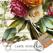 ヴィンテージテクスチャ素朴フローラの分離 薄葉紙