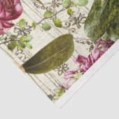 ヴィンテージテクスチャ素朴フローラの分離 薄葉紙 (詳細)