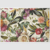 ヴィンテージテクスチャ素朴フローラの分離 薄葉紙 (正面)