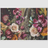 ヴィンテージテクスチャ素朴フローラの分離 薄葉紙 (正面)