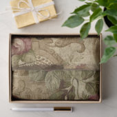 ヴィンテージテクスチャ素朴フローラの分離 薄葉紙 (ギフト)