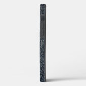 ヴィンテージテクスチャ黒レザー Case-Mate iPhoneケース (裏面 / 左)