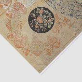 ヴィンテージテクス素朴チャフランスのデザインの切り離し 薄葉紙 (詳細)