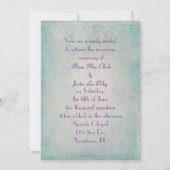 ヴィンテージテクス結婚チャ 招待状 (裏面)