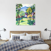 ヴィンテージテゲルンゼランドスケープ威厳があるマッケ キャンバスプリント (インサイチュ (寝室))