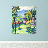 ヴィンテージテゲルンゼランドスケープ威厳があるマッケ キャンバスプリント (インサイチュ (ウッドフロア))