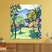 ヴィンテージテゲルンゼランドスケープ威厳があるマッケ キャンバスプリント (インサイチュ (リビング))