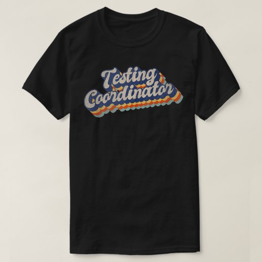 ヴィンテージテストコーディネーターRock the Test先生 Tシャツ (デザイン正面)