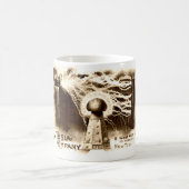 ヴィンテージテスラレターヘッド コーヒーマグカップ (中央)