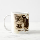 ヴィンテージテスラレターヘッド コーヒーマグカップ (左)