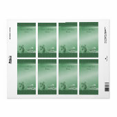 ヴィンテージテディが本を持って来る赤ちゃんシャワー蔵書票 ラベル (フルシート)