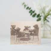 ヴィンテージテディベア愛してる？ ポストカード (スタンド正面)