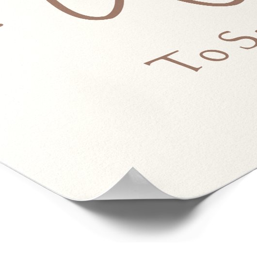 ヴィンテージテディベア赤ちゃんシャワーパーティーウェルカムサイン ポスター (角)