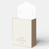 ヴィンテージテディベア赤ちゃんシャワー フェイバーボックス (オープン)