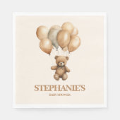 ヴィンテージテディベア遠くにアップ スタンダードランチョンナプキン (正面)