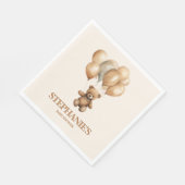 ヴィンテージテディベア遠くにアップ スタンダードランチョンナプキン (角)