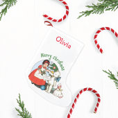 ヴィンテージテディベア スモールクリスマスストッキング