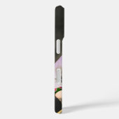 ヴィンテージテニススポーツ，ハッピーガールとラケット Case-Mate iPhoneケース (裏面 / 右)