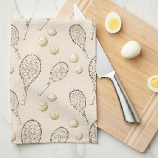ヴィンテージテニス キッチンタオル (四つ折り)