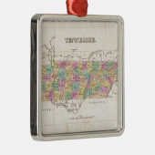 ヴィンテージテネシーの地図（1827年） メタルオーナメント (右)