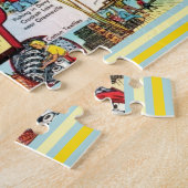 ヴィンテージテネシー地図はがきジグソーパズル ジグソーパズル (側面)