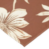 ヴィンテージテラコッタシームレスボホフローラルパターン テーブルクロス (アングル)