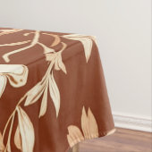 ヴィンテージテラコッタシームレスボホフローラルパターン テーブルクロス (インサイチュ)