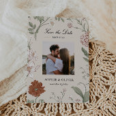 ヴィンテージテラコッタダスティピンク日付を保存 セーブザデート