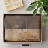 ヴィンテージテラコッタフランスのバラフェイクシック 薄葉紙 (ギフト)