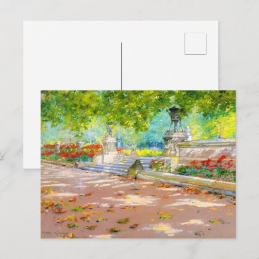 ヴィンテージテラス、プロスペクトパーク(1887)スケッチ ポストカード (正面/裏面)