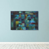 ヴィンテージテラセドガーデン(1920年)by Paul Klee キャンバスプリント (インサイチュ (ウッドフロア))