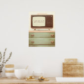 ヴィンテージテレビスター ポスター (キッチン)