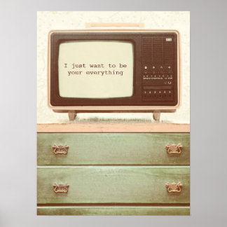 ヴィンテージテレビスター ポスター