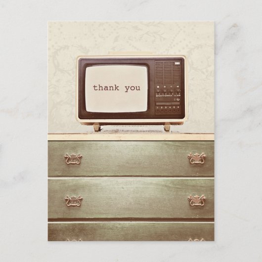 ヴィンテージテレビスター ポストカード (正面)
