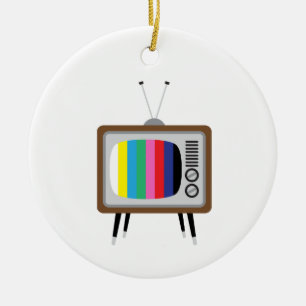 ヴィンテージテレビ セラミックオーナメント
